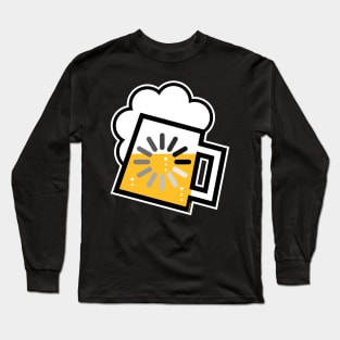 Beer Loading (Drinking In Progress / Icon / /) Long Sleeve T-Shirt